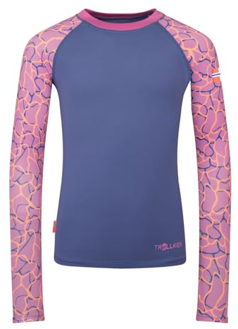 Trollkids Girls Haukland Shirt | Lichtschutzfaktor (UPF) 50+, Schnelltrocknend, Elastisch