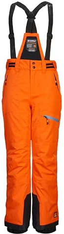 killtec Jungen Skihose/Funktionshose mit abzippbarem Latz, Kantenschutz und Schneefang Ksw 195 Bys Ski Pnts