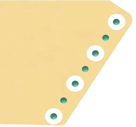 Lumi Zenva® 500 Stück Verstärkungsringe Selbstklebend – Lochverstärker für Lochstanze & Lochschutz – Lochverstärkungsringe für Lose Blätter, Akten & Dokumente – Weiß, Reißfest & Langlebig