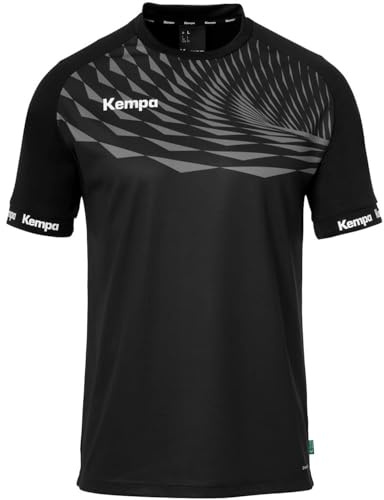 Kempa Herren Wave 26 Shirt Wave 26 Shirt Herren Jungen Sportshirt Kurzarm T-Shirt Funktionsshirt Handball Gym Fitness Trikot
