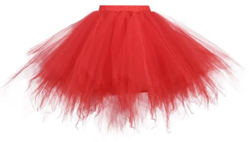 Tüllrock Kinder Mädchen Tütü Rock Ballett Röcke Tutu Prinzessin Ballettrock Minirock Tanzkleid für Karneval