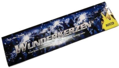 Nico Wunderkerzen - Standard - 18cm (150 Wunderkerzen) | 10er Tüte, 150 Stück