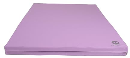 Jeflex - Lila Weichbodenmatte & Turnmatte 150 x 100 x 8 cm MADE IN GERMANY/Gymnastikmatte/platzsparende Fitnessmatte & Yogamatte/dicke Sportmatte für Kinderzimmer