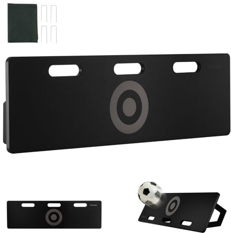 VEVOR Fußball Rebound Board, tragbares Prellwand 100 x 30 cm, HDPE Rebounder Ausrüstung mit 2 Rückprallwinkeln, Trainingsbrett Rebounder Kicker für Fußballtraining Pass- und Schussübungen