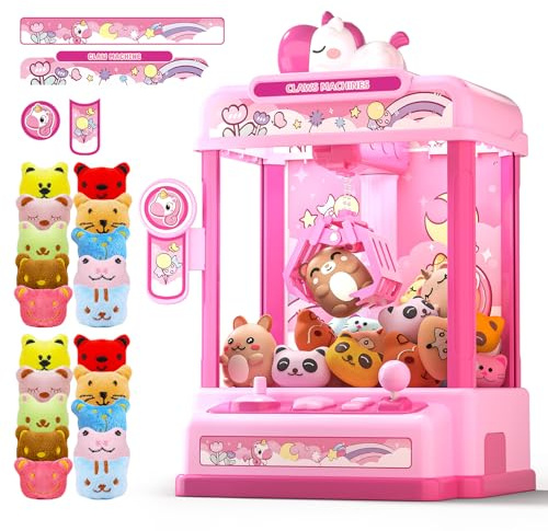 Skirfy Greifautomat für Kinder ab 6 Jahren,Mini Traumhafte Candy Grabber,Spielzeugautomat Greifspiel, Greifautomat Kinder,Arcade-Spielzeug für den Innenbereich für Heimfeiern und Geburtstage SF25044.