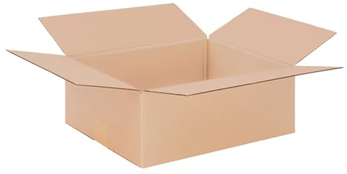 verpacking Faltkartons 400 x 300 x 150 mm KK 86 Braun [Größe und Stückzahl wählbar] 1-wellig mittelgroße Kartons 25 Stück