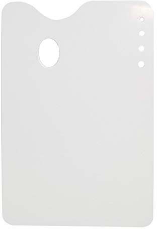 ARTWAY - Mischpalette - rechteckig & flach - groß - 350 x 235 mm (14 x 9), Flat, Weiß, 1 Stück