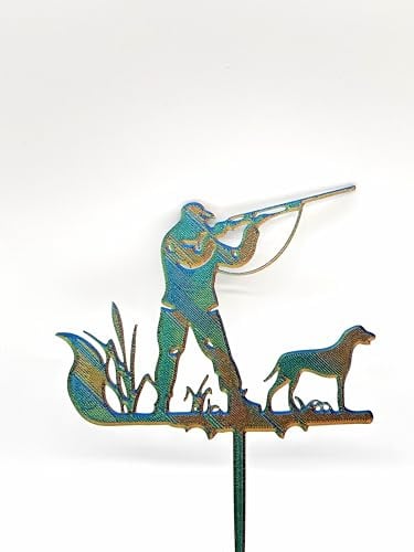 Jäger Jagd Dog Hund Cake Topper Geburtstag Torten Stecker