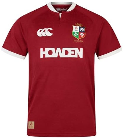 Canterbury Unisex Erwachsene British and Irish Lions Replica Jersey, Red Dahlia, Large