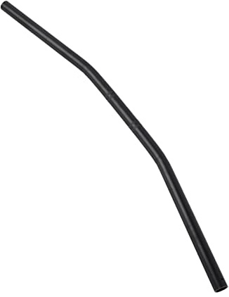 EBTOOLS Motorradlenker 22mm Schwarz 7/8 Zoll Motorrad Retro Curved Tube Aluminium Lenker Lenker Motorrad