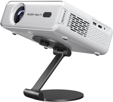Aurzen Faltbare Beamer Halterung Ultrakompakt | 180° schwenkbar & Schnellaufbau | Projector Stand Universal kompatibel mit den Meisten Projektor für Benq,Wimius,Yaber,Acer (1/4 Zoll Gewinde) Ständer