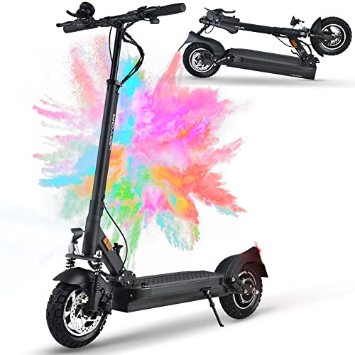 JOYOR E Scooter Roller S/Y/F-Serie, Reichweite von 40-100 km, Escooter 150 kg Tragkraft Einzel/Doppelmotoren, E Roller mit 10-Zoll-Geländereifen