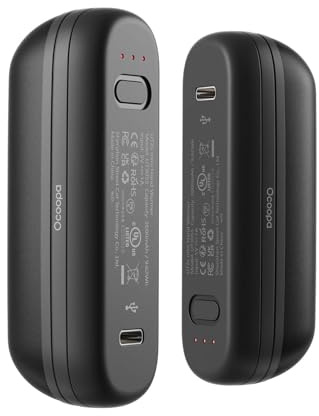 OCOOPA Handwärmer Taschenwärmer UT2S Mini, 5200mAh, Handwärmer Magnetisch Elektrisch 2er Set, Taschenofen Wiederverwendbar, Outdoor Camping Gadgets für Wärme, Geschenke für Frauen und Männer