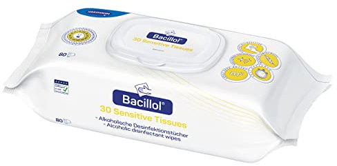 Bode Bacillol 30 Sensitive Tissues Desinfektionstücher (6 x 80 = 480 Stück)
