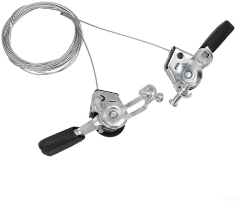 EasyByMall Thumbtap Fahrrad-Schalthebel mit Edelstahl-Kabeln, leichte und zuverlässige Gangwechsel-Lösung