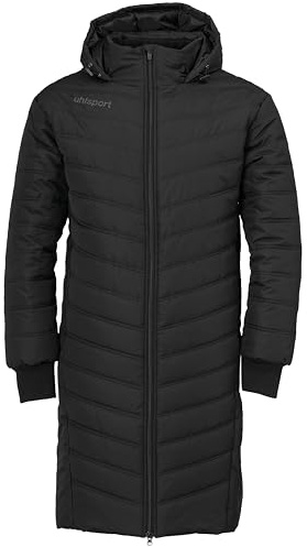 Uhlsport Herren Essential Winter Bench Jacke Fussball Trainingsbekleidung, Schwarz/anthra, XXL EU