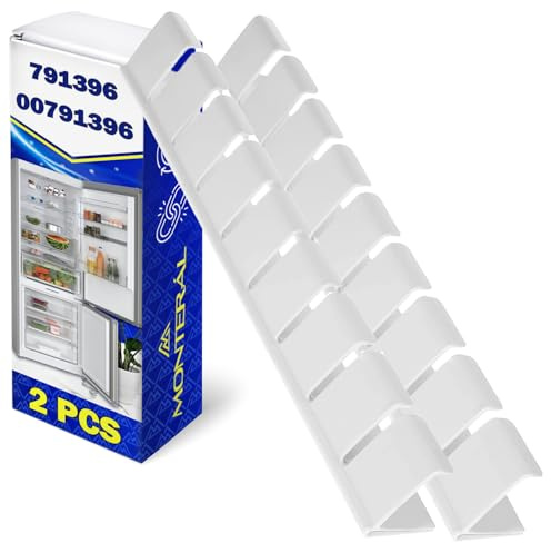 2 Stück Flaschenhalter für Kühlschrank Flaschenablage 310x35x40mm für Bosch | mit dem Originalcode 00791396 791396 00655264 00654512 für Siemens - MONTERAL
