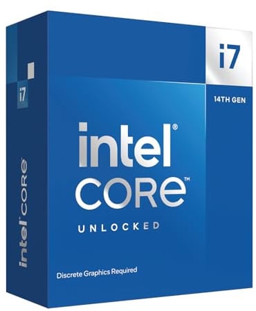 CPU Intel Core i7-14700KF / LGA1700 / Box 20 Cores / 28 Threads / 33M Cache / without GPU