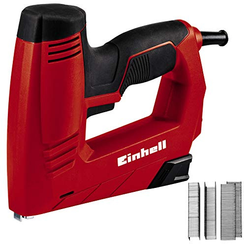 Einhell Elektrotacker TC-EN 20 E rot/schwarz für Nägel 14 mm und Klammern 6-16 mm