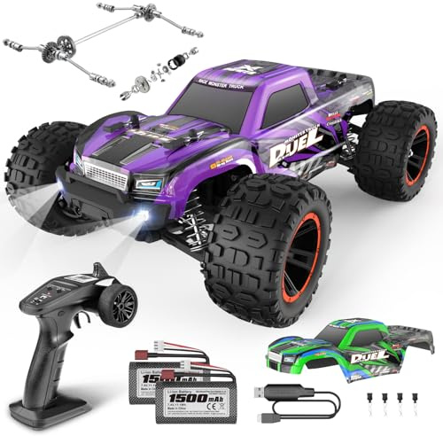 HAIBOXING Ferngesteuertes Auto 1:14 RC Auto 4WD Offroad Monster Truck | 39 km/h Hochgeschwindigkeits, 2.4GHz All Terrain, Wasserdicht, Rennauto, RC Buggy, Geschenk für Kinder Erwachsene