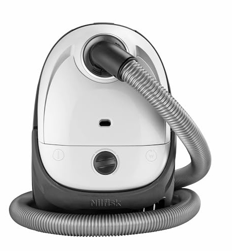 Nilfisk Staubsauger One für Böden und Teppiche mit HEPA-Filter – Leistungsstarker, kompakter und Leichter Staubsauger - Weiß, 3L, 750W (WB10P05A-HB15)