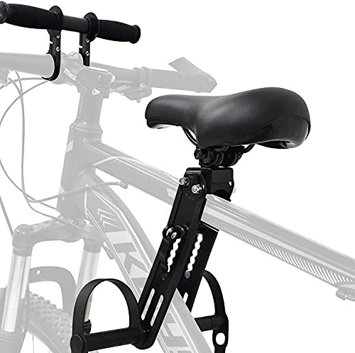 NATRUTH Vorderer Kinder-Fahrradsitz mit Lenkerbefestigung, Abnehmbarer Sitz, Kindersitz für Mountainbikes, kompatibel mit Allen gängigen MTB für Erwachsene