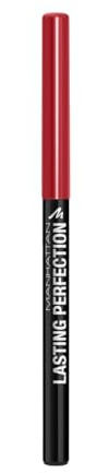 Manhattan Lasting Perfection Lipliner, Fb. 24 Red Diva, langanhaltender und deckender Konturenstift, 2 g, 1 Stück (1er Pack）