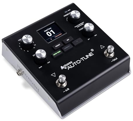 HeadRush VX5 Vocal Effekt Pedal mit Antares AutoTune, Pitch-Korrektur in Echtzeit, Vocal Harmony, Gitarren- und Mikrofoneingang und Audio Interface