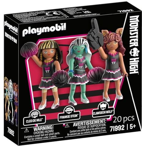 PLAYMOBIL | Monster High | Fear Squad Pack | Gruseliges Spielfiguren-Set für kreative Halloween-Abenteuer | Mit detailreichen Figuren & Zubehör | Perfekt für Monster-Fans ab 5 Jahren | 71992