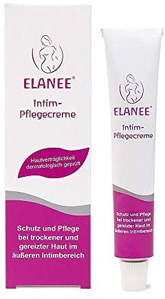 ELANEE Intim-Pflegecreme, Schutz und Pflege bei trockener, gereizter Haut – mit regenerierendem Panthenol und pflegenden Ölen, 20 ml, in Deutschland hergestelltes Kosmetikum (406-00)