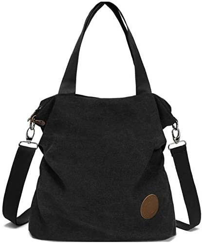 Myhozee Handtasche Damen Canvas Umhängetasche,Taschen Damen Strandtasche Schultertasche Crossover Bag für Mädchen Frauen