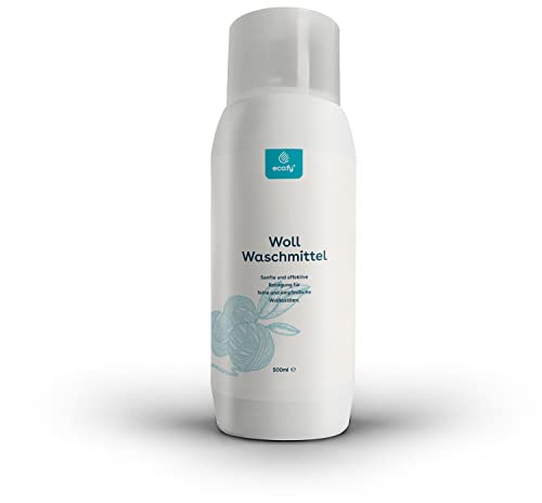 Wollwaschmittel mit Lanolin - Wolle Seide Baby Waschmittel flüssig Woll Lammfell sensitive Waschmittel Wollwalk, Kaschmir, Merino, Schurwolle (500 ml)