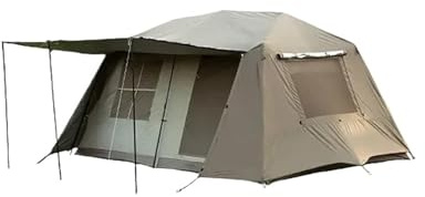 Automatisches Firstzelt mit EIN-Knopf-Bedienung – 2 Schlafzimmer, 1 Wohnzimmer, großes Zelt for Strand und Outdoor-Aktivitäten