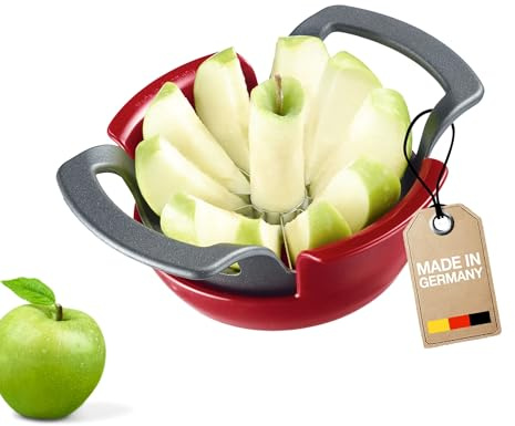 Westmark Apfelschneider Divisorex-Spezial Black Edition – Apfelentkerner für Äpfel & Birnen – Hochwertiger Apfelausstecher Aluminium – Anthrazit