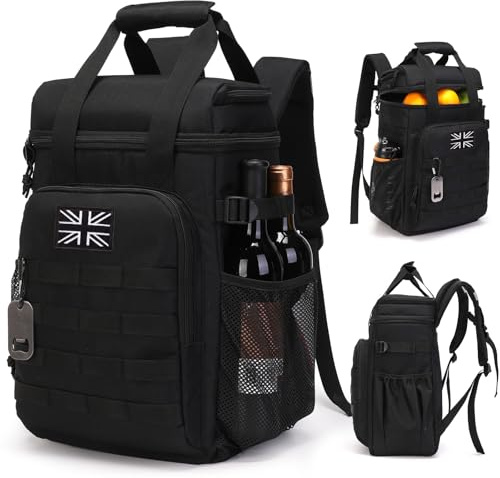 Taktischer Rucksack-Kühler, Lunch-Rucksack für Männer und Erwachsene zur Arbeit mit Griff,Weiche Kühltasche – isoliert, wasserdicht und auslaufsicher.