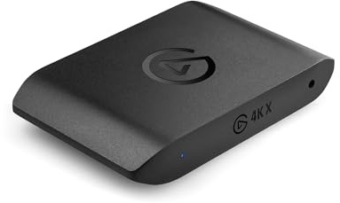 Elgato 4K X - Capture bis zu 4K144 mit Ultra-Low Latency, PS5/Pro, Xbox Series X/S, Nintendo Switch, OBS und vieles mehr, HDMI 2.1, VRR, HDR10, USB 3.2 Gen 2, für Streaming & Recording, PC/Mac/iPad