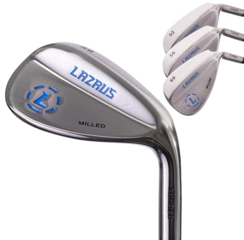 LAZRUS Premium Forged Golf Wedges Set für Herren – 52 56 60 Grad