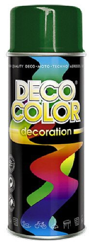 DECO COLOR DC Lackspray glänzend 400ml nach RAL freie Farbauswahl (moosgrün glanz RAL 6005)