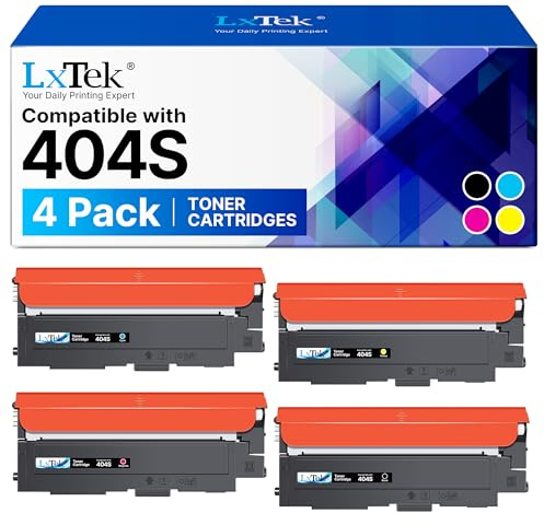LxTek CLT-P404C CLT-404S Tonerkartusche Kompatibel für Toner Samsung C480W CLT-K404S CLT-C404S CLT-Y404S CLT-M404S für Xpress SL C480W C480FW C430W C48X C480 C480FN C430 C432W C432 C433W (4er-Pack)