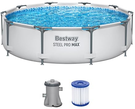 Bestway Steel Pro Max™ Frame Pool-Set, rund, mit Filterpumpe 305 x 76 cm