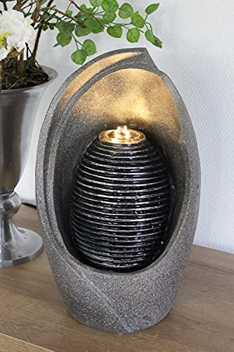 Design Zimmerbrunnen BK835 Springbrunnen Gartenbrunnen mit Beleuchtung Terrassenbrunnen Balkonbrunnen