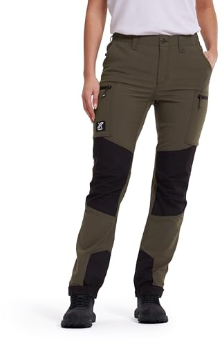 RevolutionRace Nordwand Stretch High-Waist Outdoor Hose für Damen. Robuste und langlebige Wanderhose und Trekkinghose Mit hoher Taille für alle Outdoor-Aktivitäten