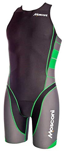 Mosconi Tri Mono Master Triathlon-Anzug, Kinder, Schwarz/Anthrazit, 14