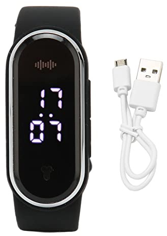 Gonetre Mückenschutz Armband, Anti Mücken Armband, Ultraschall-Mückenschutzbänder, Ultrasonische Insekten Moskito Uhr, Sonic Electronic -Bänder, LED -statische Elektrizitätsentfernung (Schwarz)