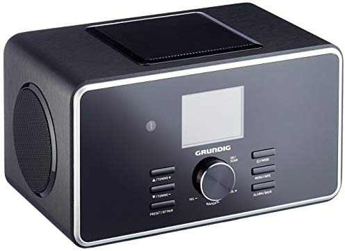 GRUNDIG DTR 6000 X Internetradio, DAB+, FM-Radio, 2.1 Stereo-Lautsprechersystem, Spotify Connect, Bluetooth, Weckerfunktion, inkl. Fernbedienung, TFT Farbdisplay, Schwarz