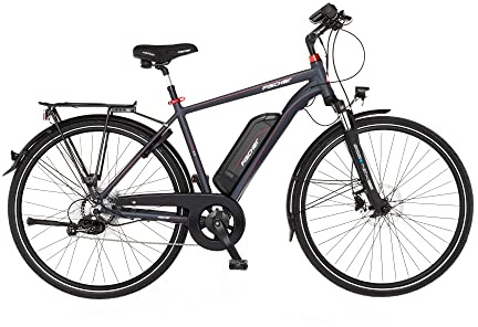 Fischer E-Bike Trekking VIATOR 2.0, Elektrofahrrad für Damen und Herren, RH 50 cm, Heckmotor 45 Nm, 48 V Akku