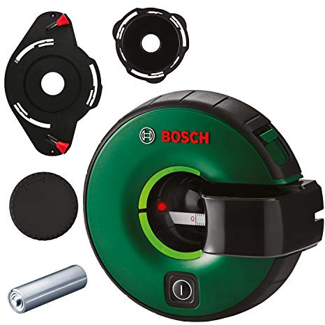 Bosch 2-in-1 Linienlaser Atino mit integriertem Maßband (horizontales oder vertikales Ausrichten dank einfacher Befestigung auf rauen und glatten Oberflächen)
