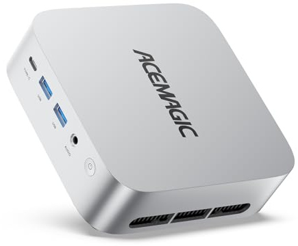 ACEMAGIC M1 Mini PC, AMD Ryzen 7 7735HS (8C/16T, bis zu 4.75GHz), 24GB LPDDR5 5500MT/s 1TB NMVE SSD Windows 11 Pro Mini PC mit AMD Radeon | 4K Triple Display | Type-C | WiFi6 | BT5.2