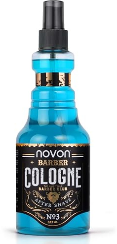 Novon Professional Barber Cologne No. 3-355 ml - After Shave Spray für Männer - Rasur Duftwasser Aromatisch-Intensiv - Barber Eau de Cologne mit praktischen Pump-Spender - Erfrischend & Pflegend EDC