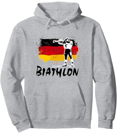 Biathlon Skisport Kapuzenpulli Pullover Hoodie